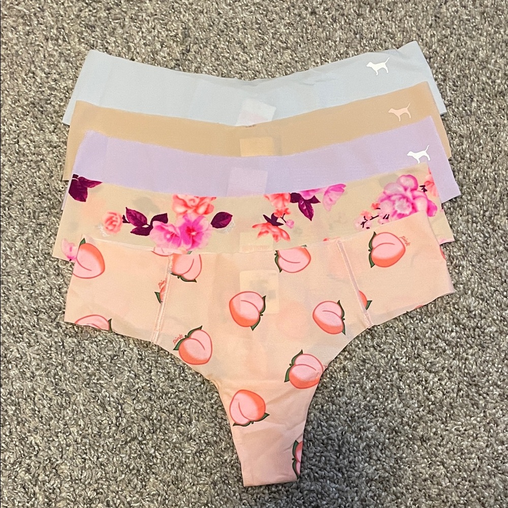 PINK VS No-Show Thongs